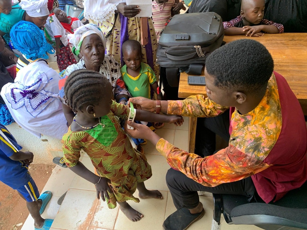 Enfants africains souriants